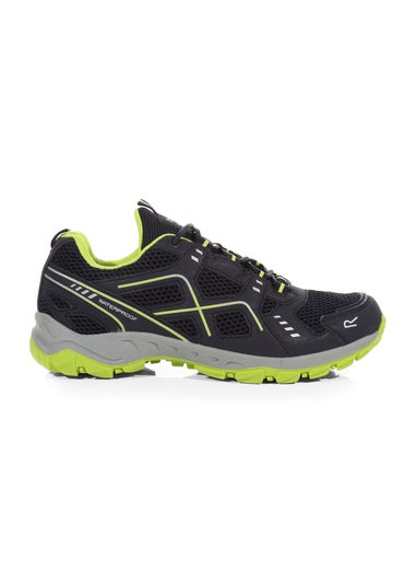 Regatta Navy Lime Punch Vendeavour Waterproof Isotex Walking Shoes