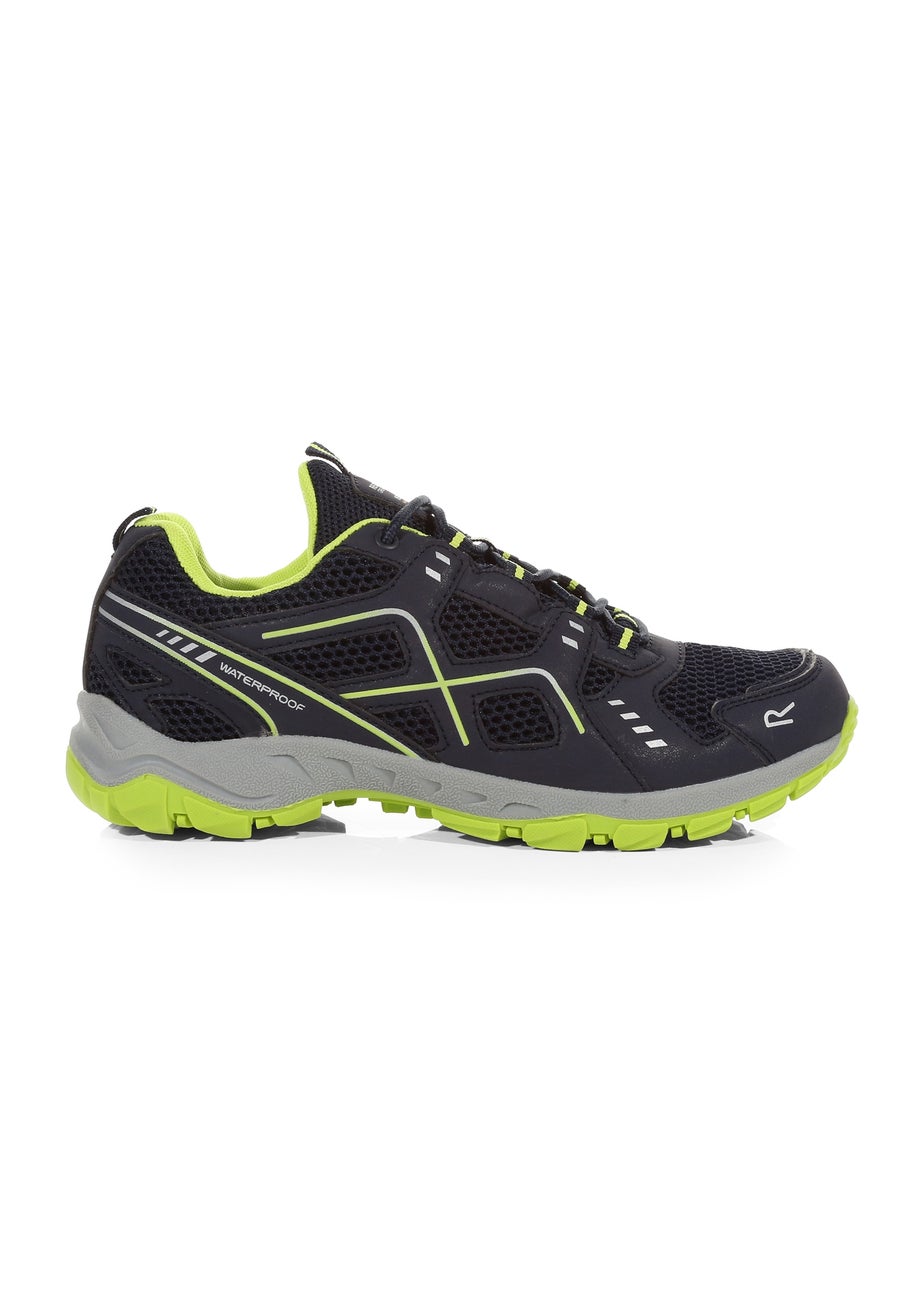 Regatta Navy Lime Punch Vendeavour Waterproof Isotex Walking Shoes