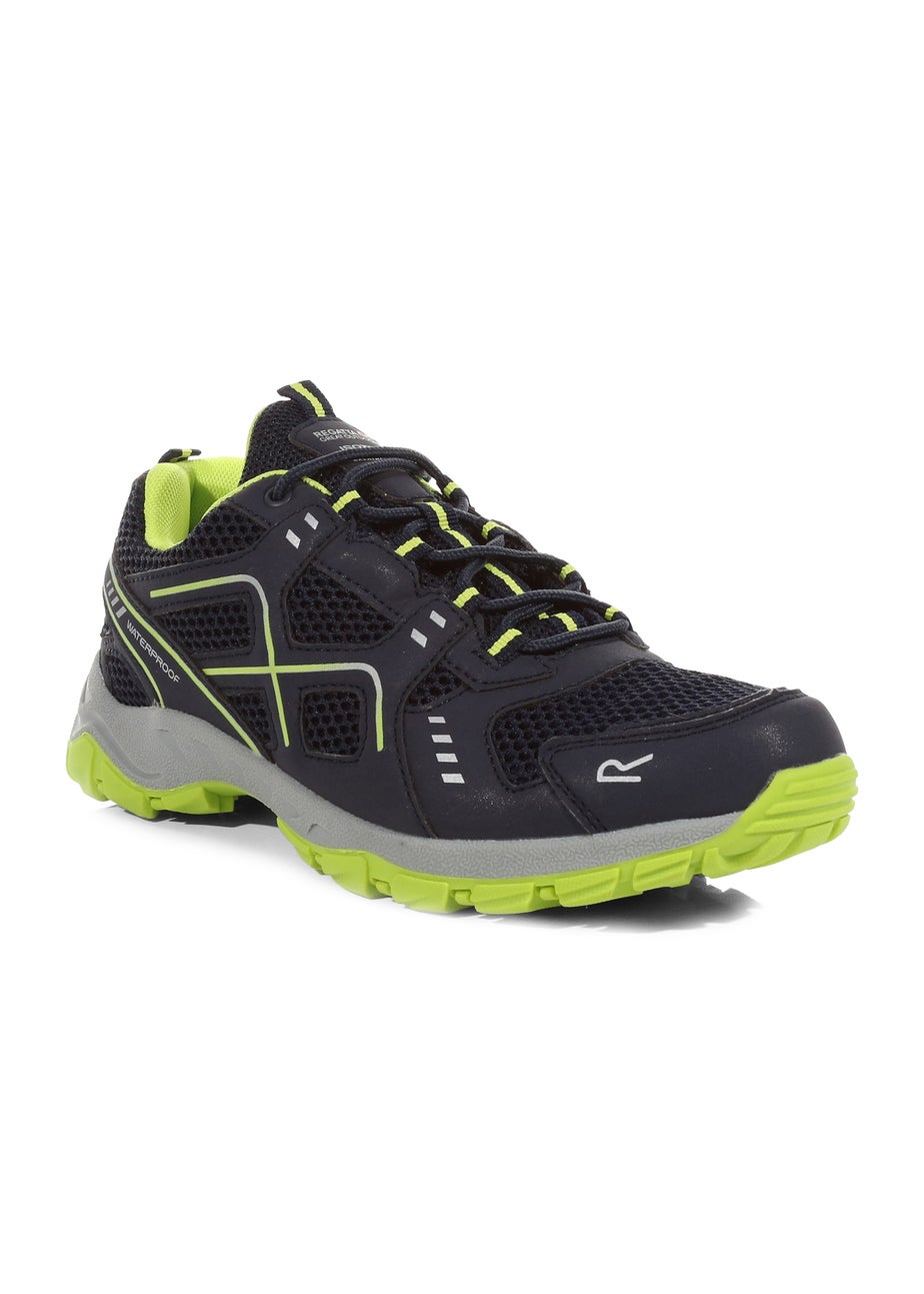 Regatta Navy Lime Punch Vendeavour Waterproof Isotex Walking Shoes