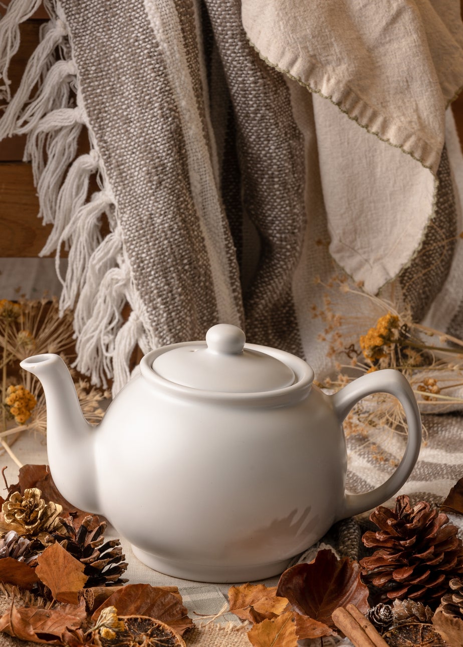 Price & Kensington White 6 cup Teapot