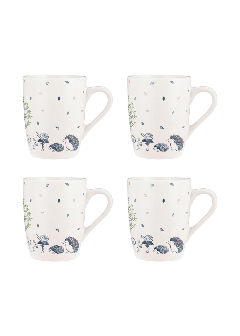 Price & Kensington Woodland Mugs x4 (33cl)