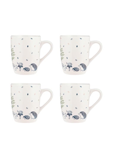 Price & Kensington Woodland Mugs x4 (33cl)