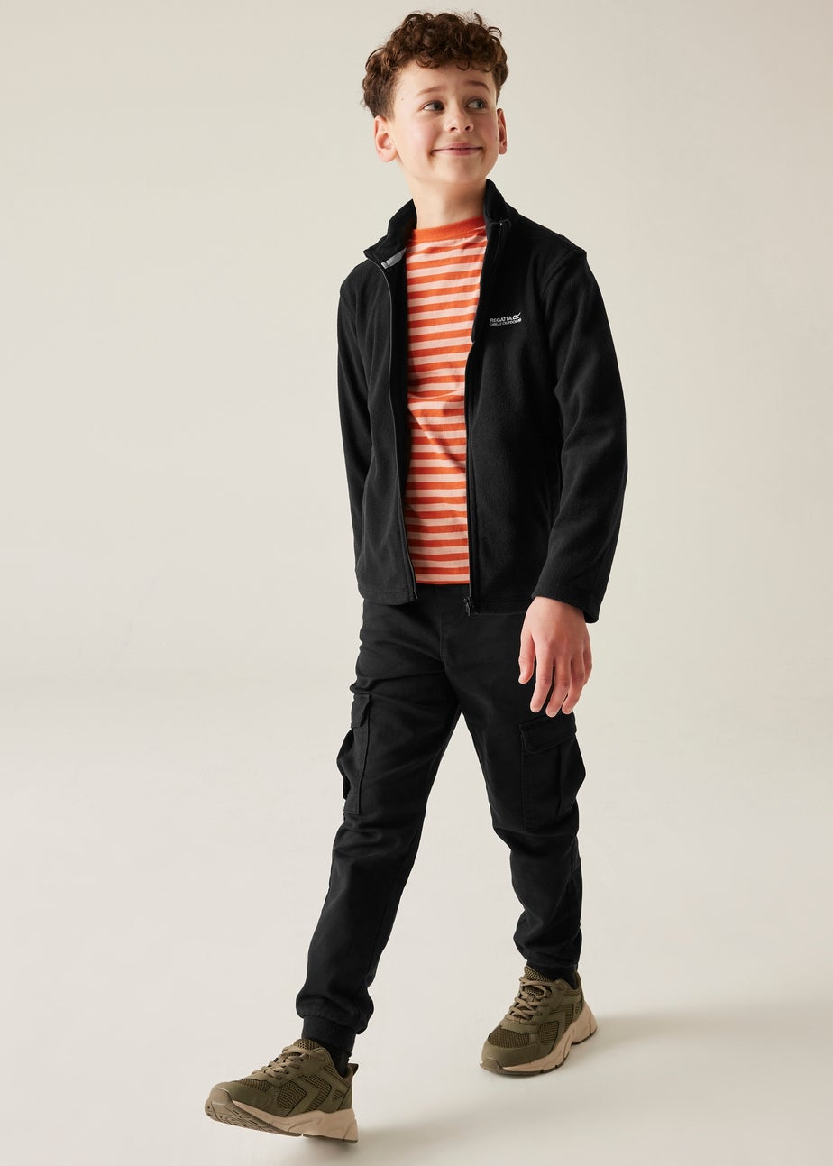 Regatta Black Kids King II Anti-Pill Symmetry Fleece (3-16 Years)