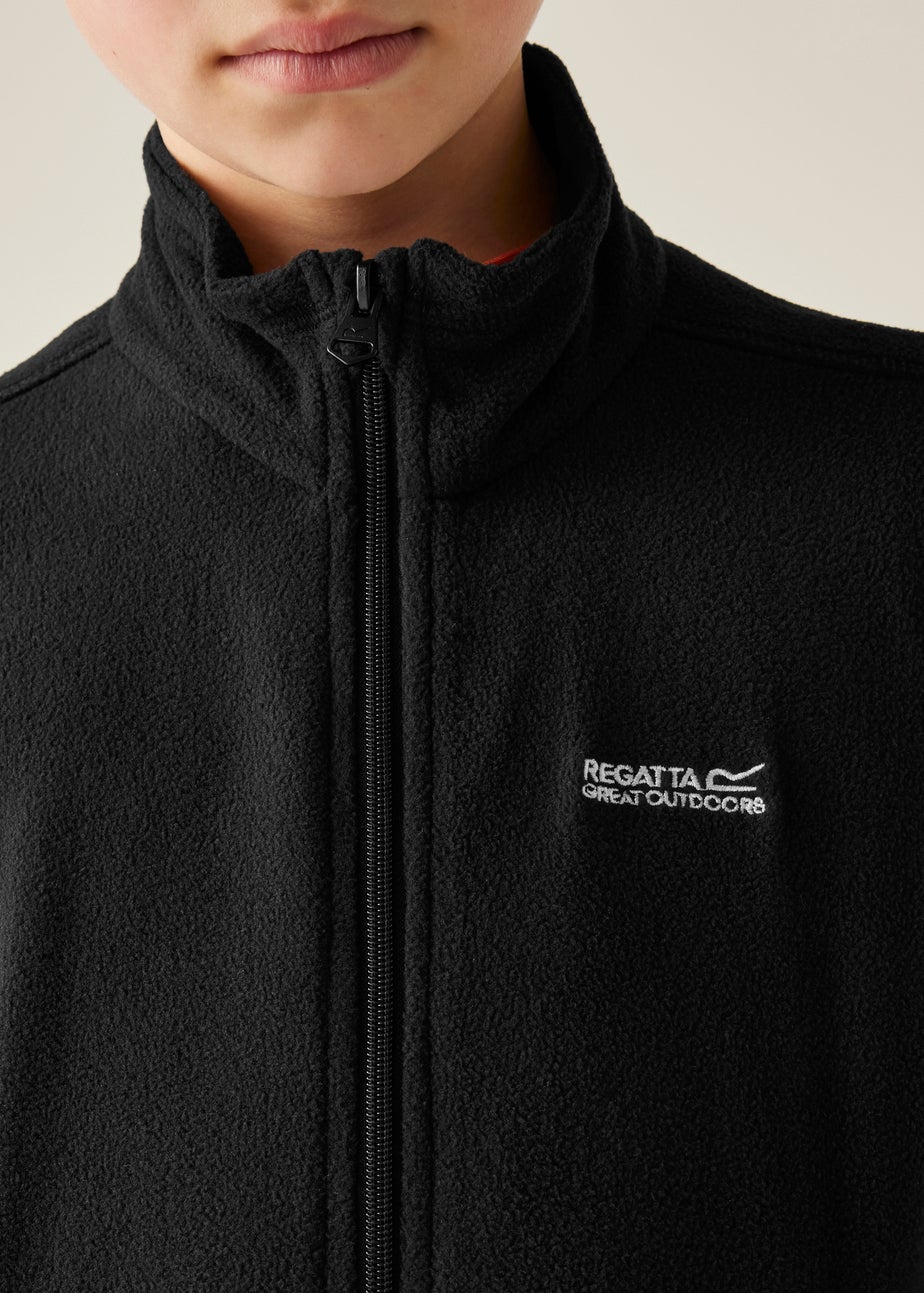 Regatta Black Kids King II Anti-Pill Symmetry Fleece (3-16 Years)
