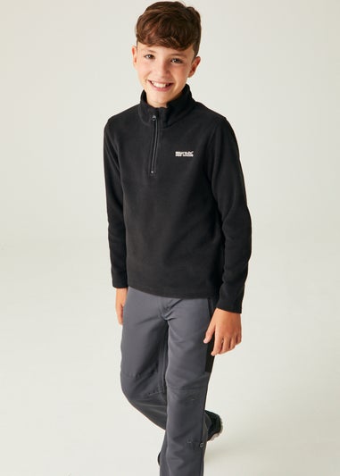 Regatta Black/ Black Kids Hot Shot II Anti-Pill Symmetry Fleece (3-16 Years)
