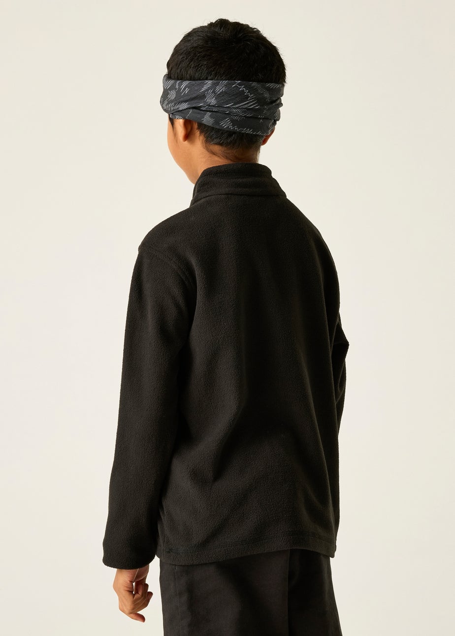 Regatta Black/ Black Kids Hot Shot II Anti-Pill Symmetry Fleece (3-16 Years)