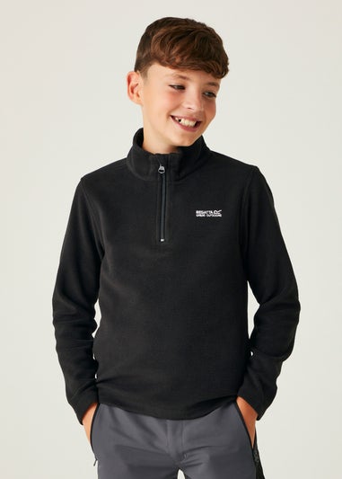 Regatta Black/ Black Kids Hot Shot II Anti-Pill Symmetry Fleece (3-16 Years)