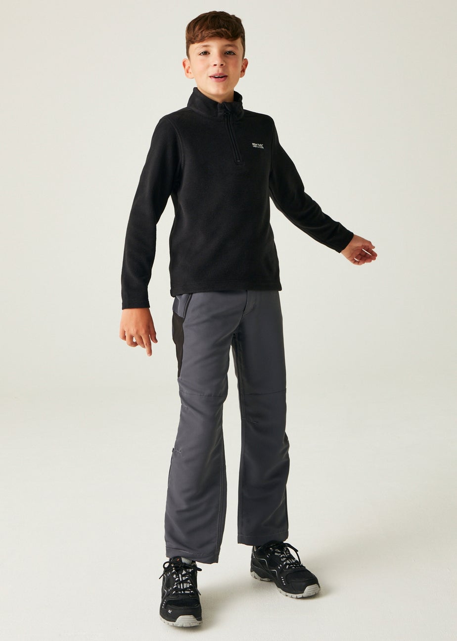 Regatta Black/ Black Kids Hot Shot II Anti-Pill Symmetry Fleece (3-16 Years)