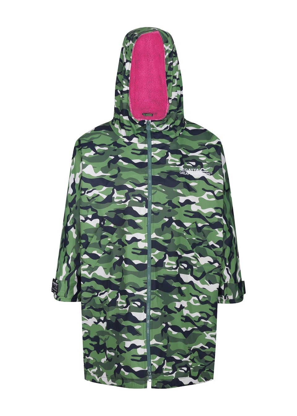 Regatta Cactus Camouflage Kids' Junior Waterproof Hydrofort Robe (3-13 Years)