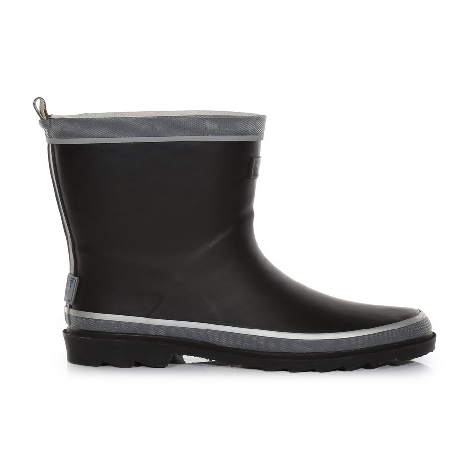 Regatta Black Kids' Foxfire Reflective Wellies
