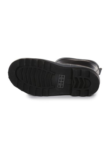Regatta Black Kids' Foxfire Reflective Wellies