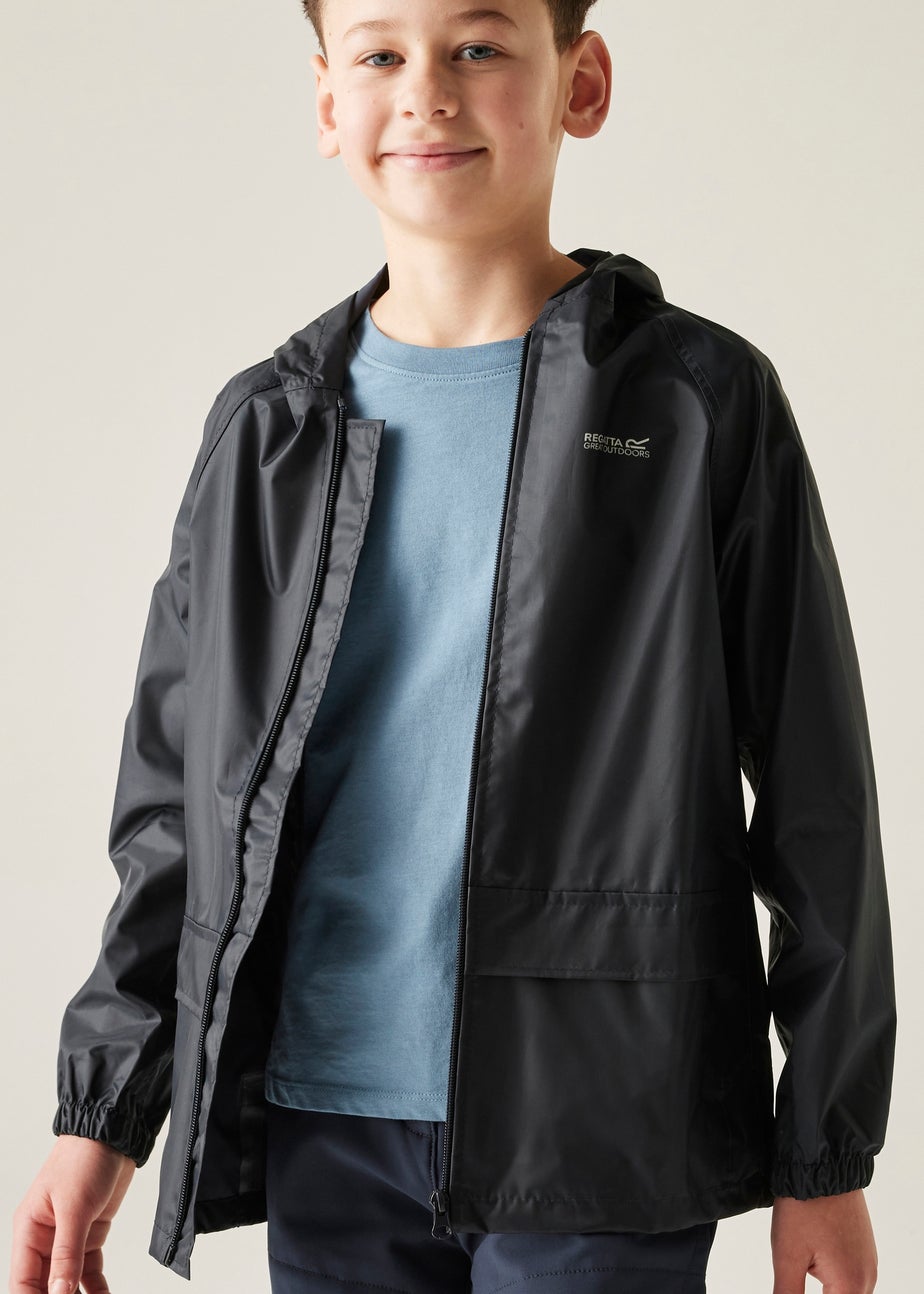 Regatta Navy Kids Stormbreak Waterproof Hydrofort Jacket (3-16 Years)