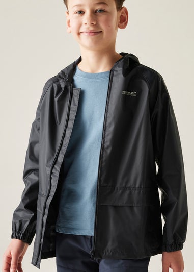 Regatta Navy Kids Stormbreak Waterproof Hydrofort Jacket (3-16 Years)