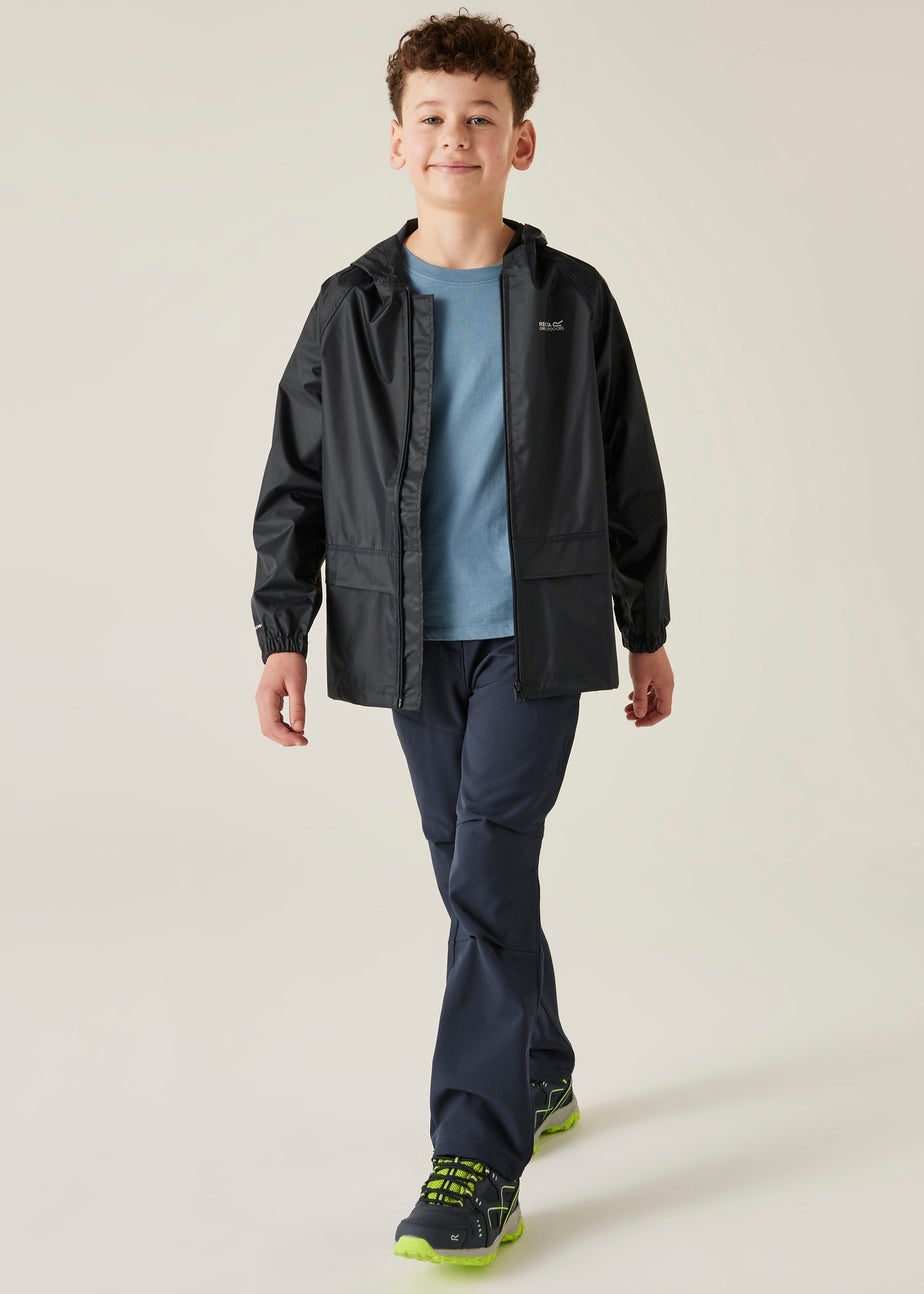 Regatta Navy Kids Stormbreak Waterproof Hydrofort Jacket (3-16 Years)