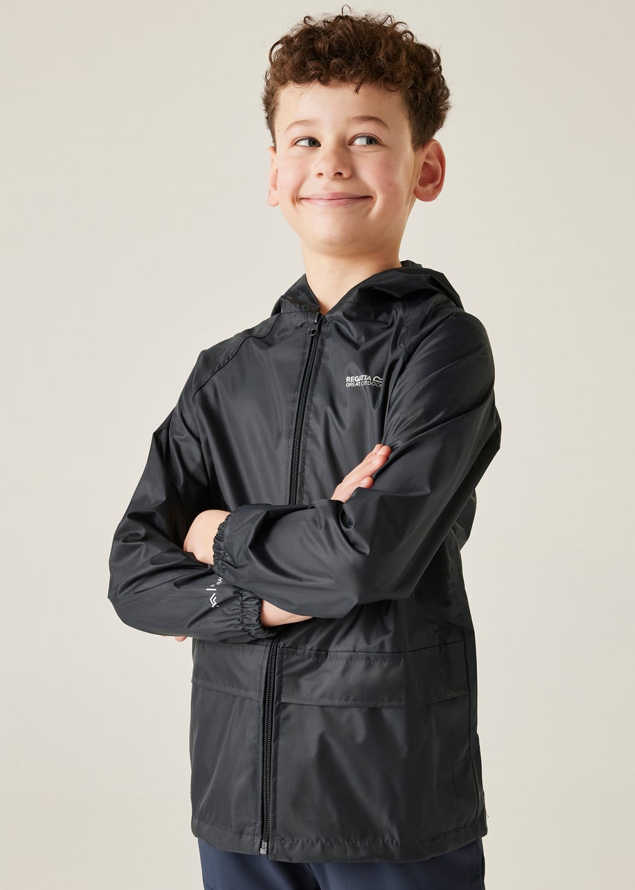 Regatta Navy Kids Stormbreak Waterproof Hydrofort Jacket (3-16 Years)