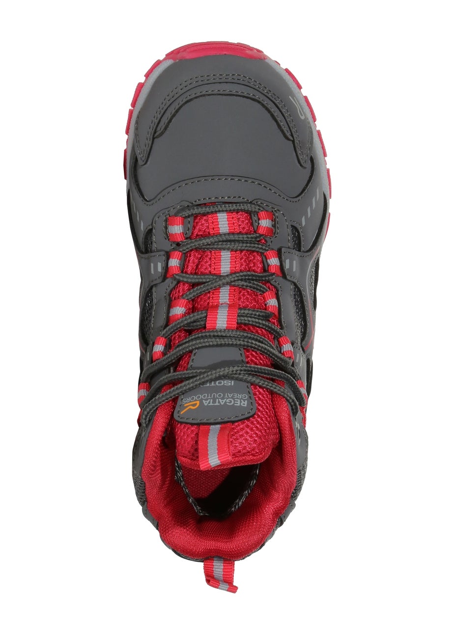Regatta Granite Pink Potion Kids' Vendeavour Waterproof Isotex Walking Boots