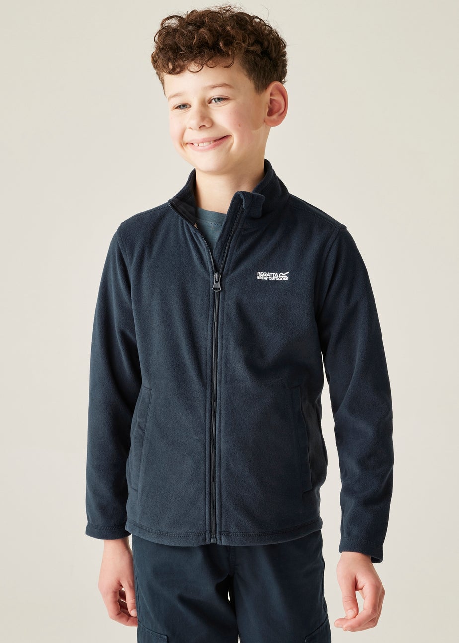 Regatta Navy Kids King II Anti-Pill Symmetry Fleece (3-16 Years)