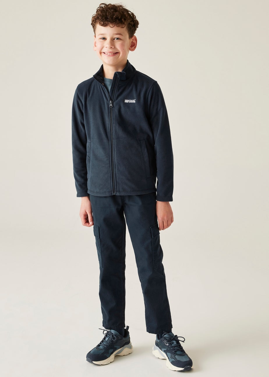 Regatta Navy Kids King II Anti-Pill Symmetry Fleece (3-16 Years)