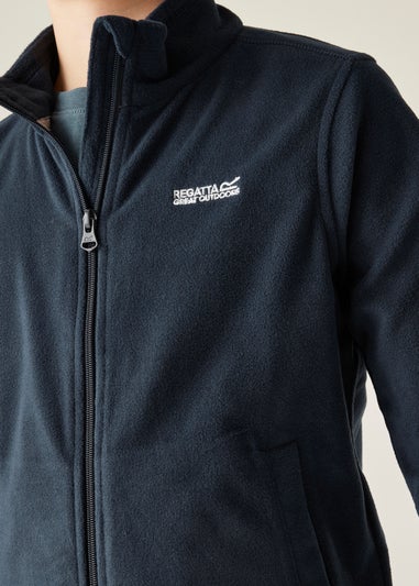 Regatta Navy Kids King II Anti-Pill Symmetry Fleece (3-16 Years)