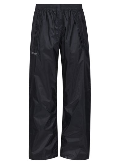 Regatta Navy Kids Stormbreak Waterproof Hydrofort Overtrousers (3-16 Years)