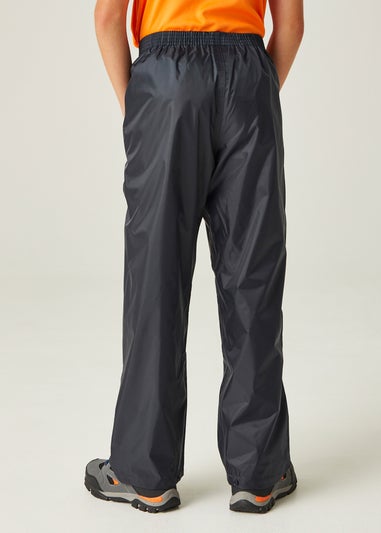 Regatta Navy Kids Stormbreak Waterproof Hydrofort Overtrousers (3-16 Years)