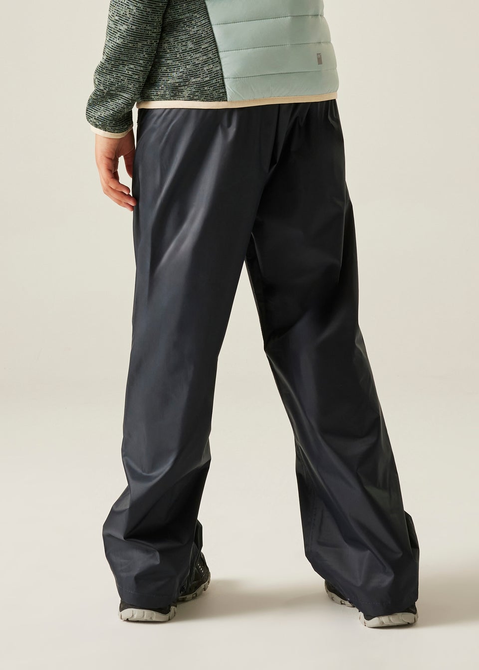 Regatta Navy Kids Stormbreak Waterproof Hydrofort Overtrousers (3-16 Years)