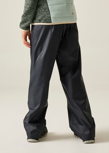 Regatta Navy Kids Stormbreak Waterproof Hydrofort Overtrousers (3-16 Years)