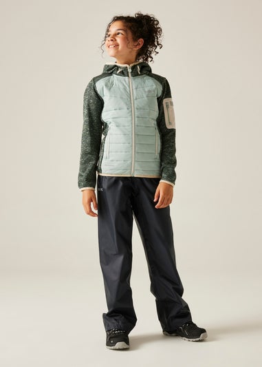 Regatta Navy Kids Stormbreak Waterproof Hydrofort Overtrousers (3-16 Years)