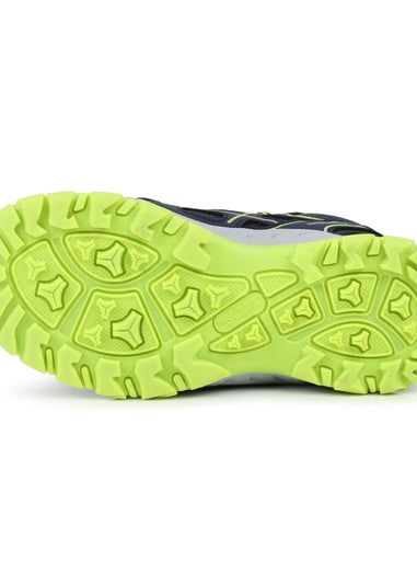 Regatta Navy Lime Punch Kids Vendeavour Waterproof Isotex Walking Boots