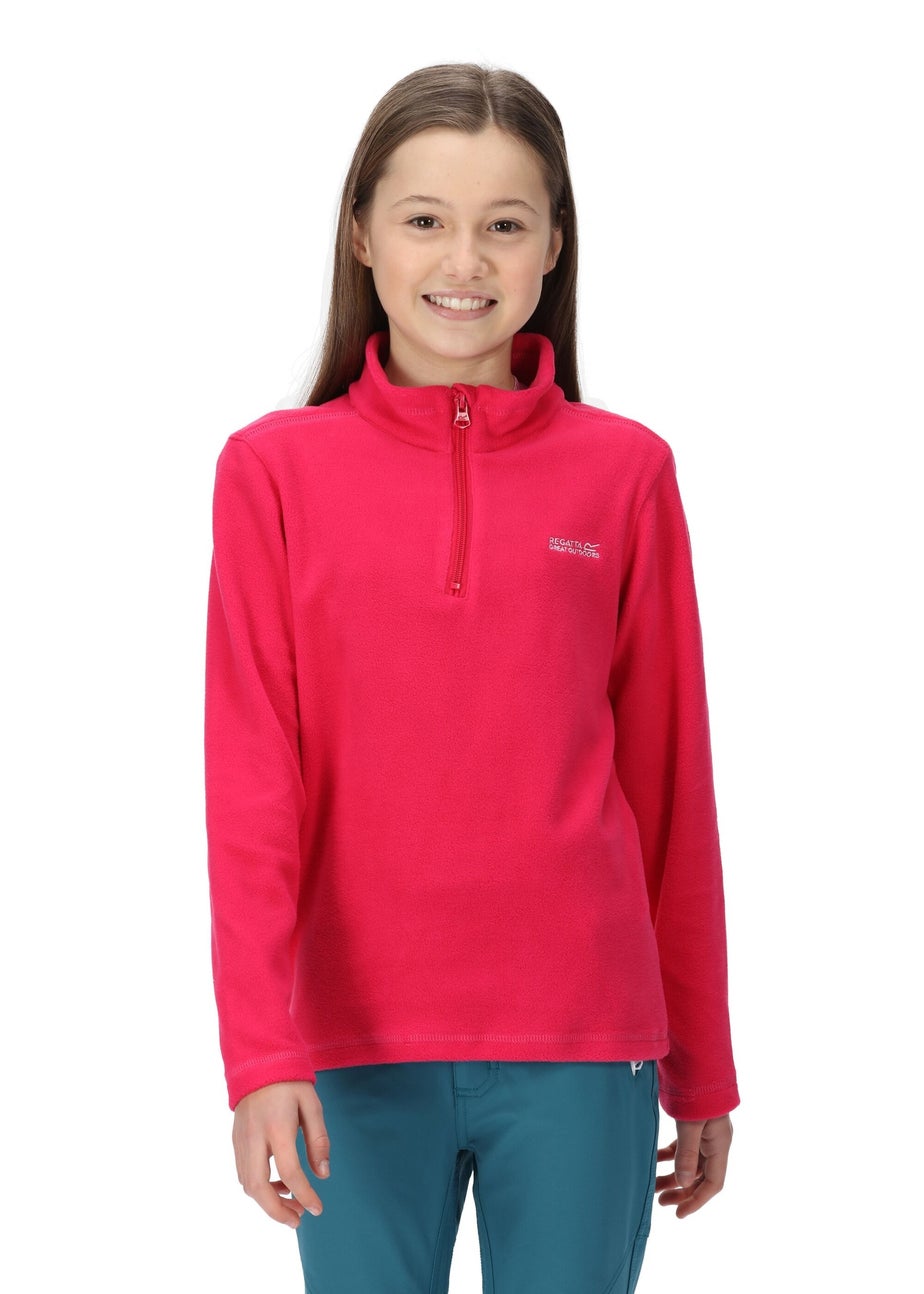 Regatta Pink Kids Hot Shot II Anti-Pill Symmetry Fleece (3-16 Years)