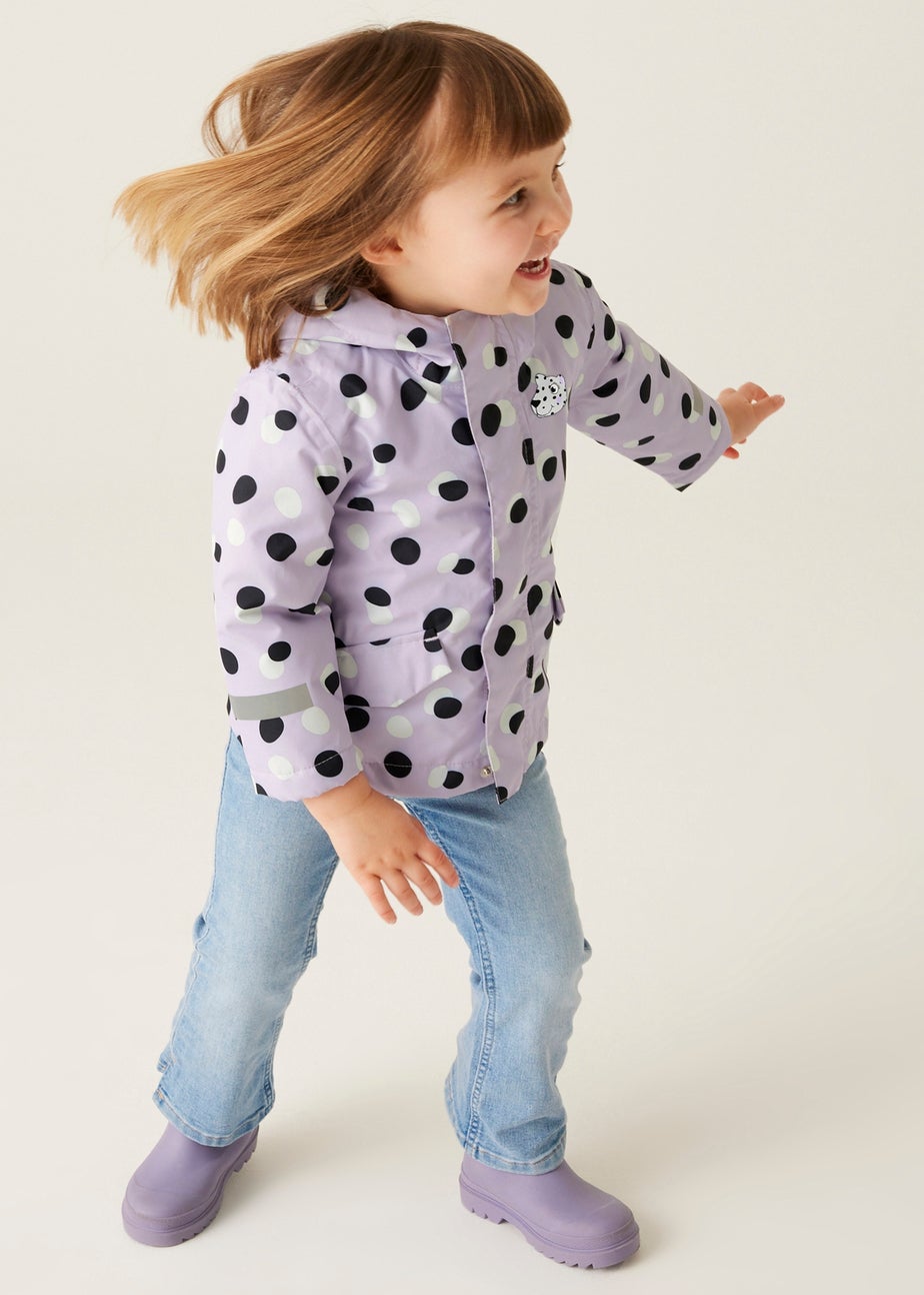 Regatta Lavender Kids' Animal Rainy Day Waterproof Insulated Jacket (6-72 months)