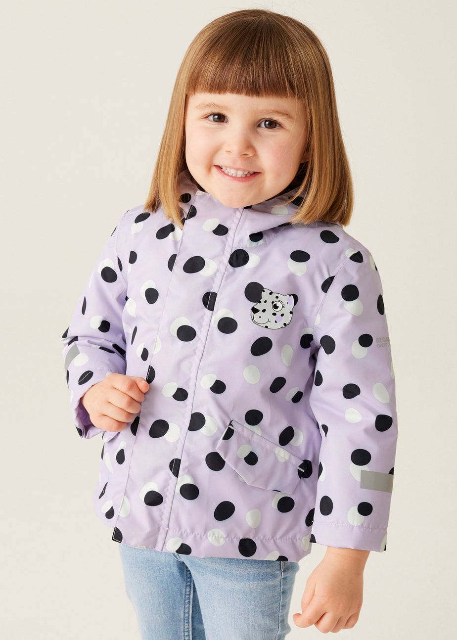 Regatta Lavender Kids' Animal Rainy Day Waterproof Insulated Jacket (6-72 months)