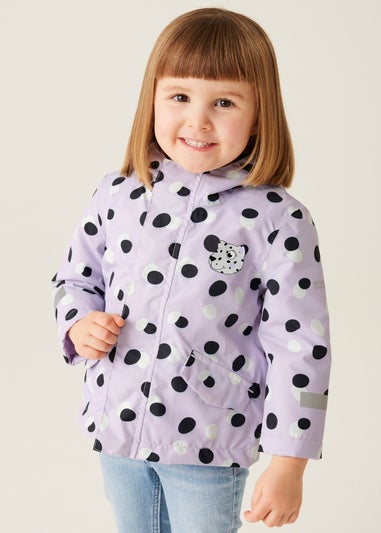 Regatta Lavender Kids' Animal Rainy Day Waterproof Insulated Jacket (6-72 months)