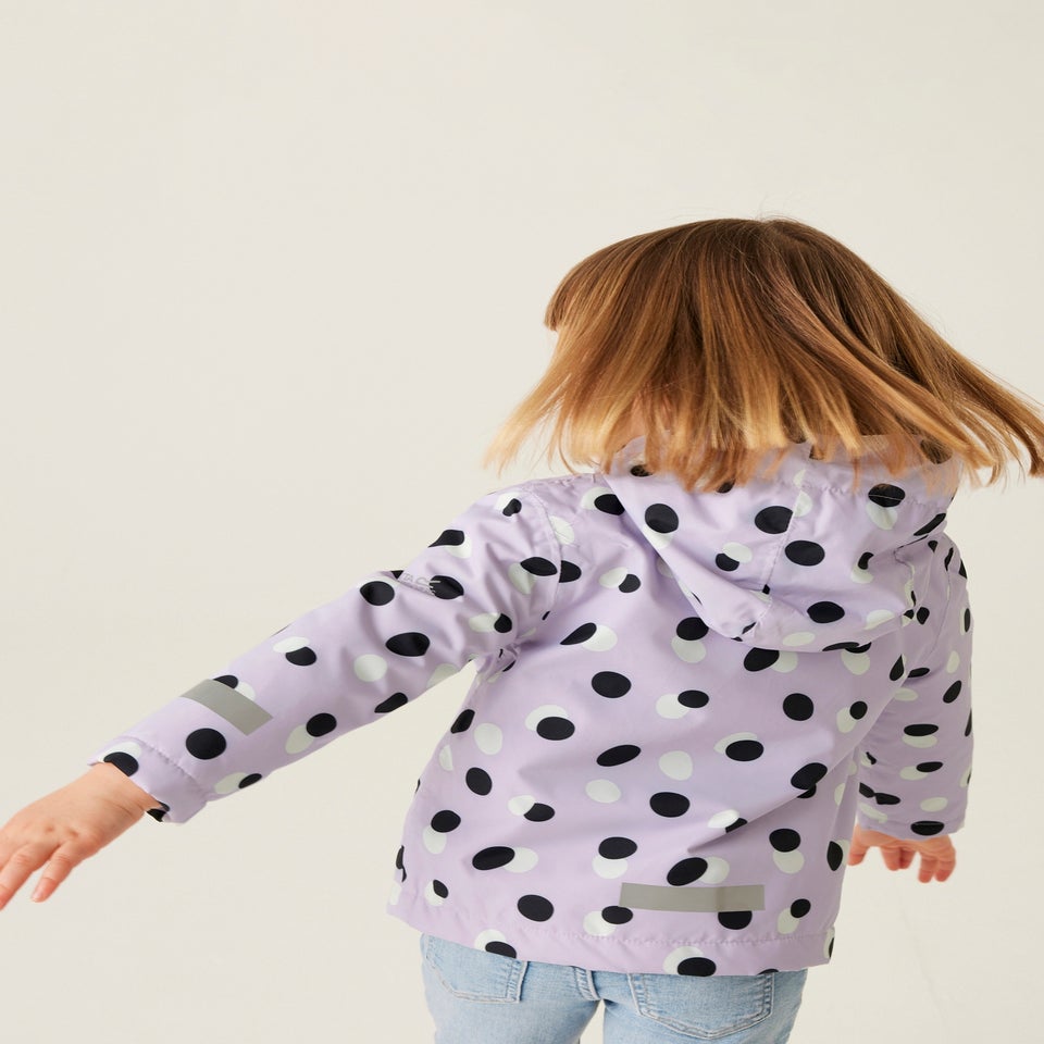 Regatta Lavender Kids' Animal Rainy Day Waterproof Insulated Jacket (6-72 months)