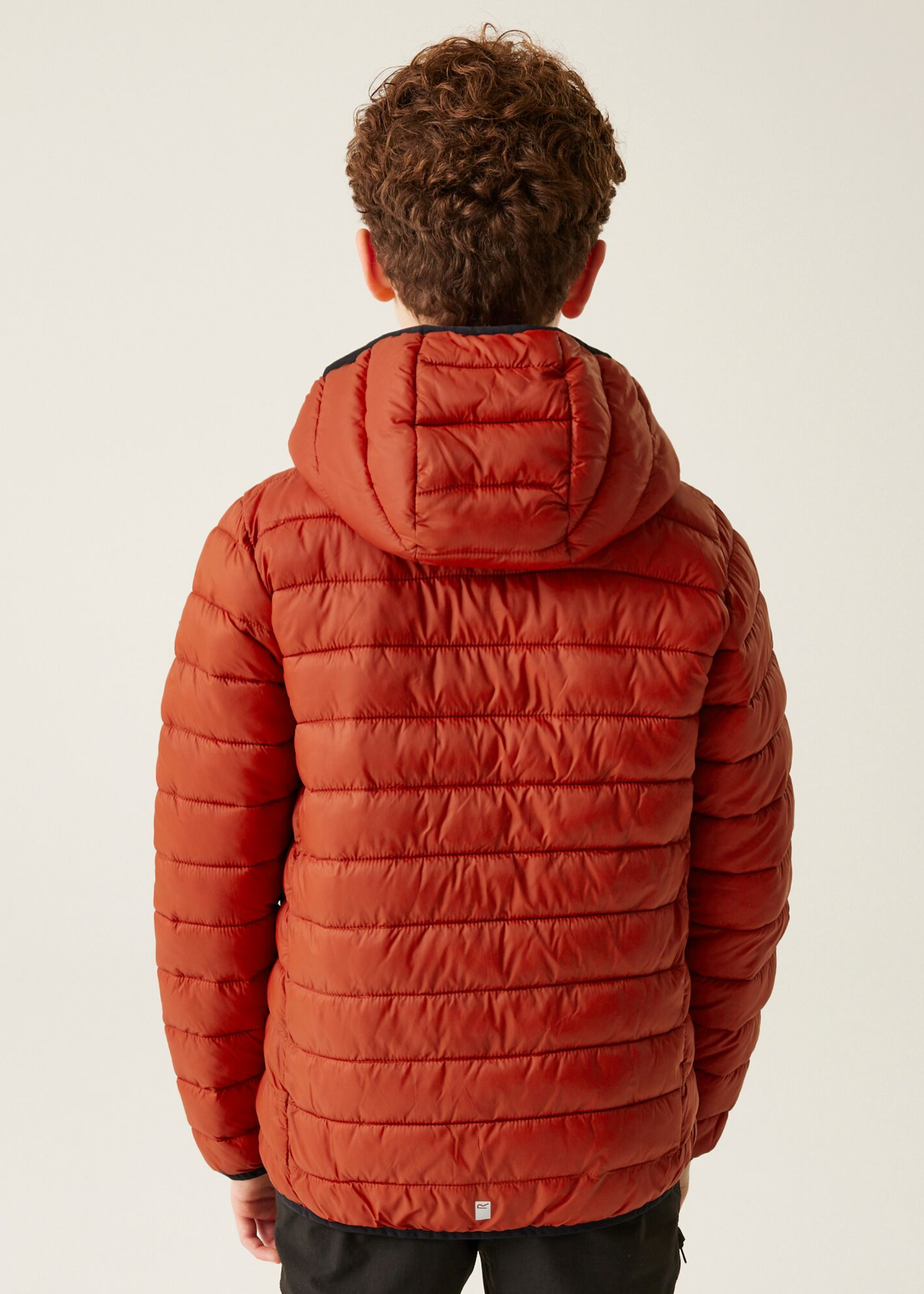 Regatta Red Ochre Fox Kids' Hooded Marizion Padded Jacket