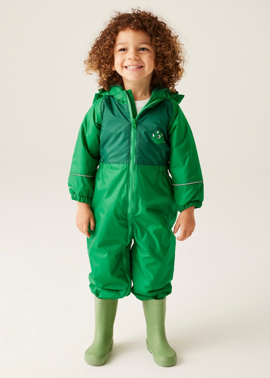 Regatta Dark Green Kids' Mudplay III Breathable All in 1 (6-72 months)