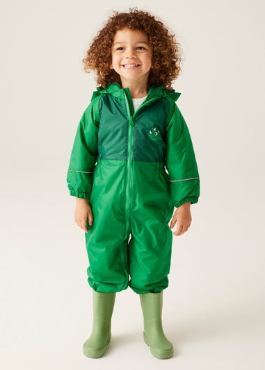 Regatta Dark Green Kids' Mudplay III Breathable All in 1 (6-72 months)