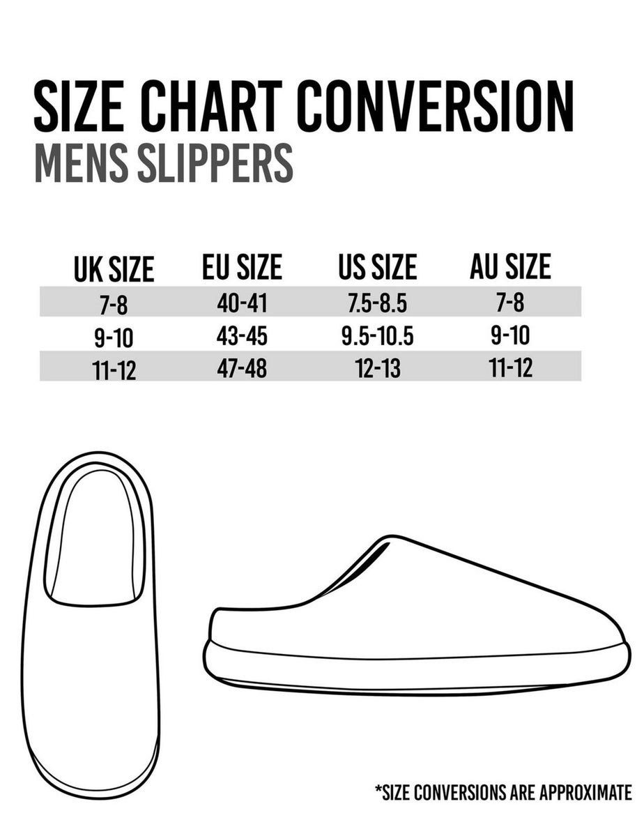 Guns N Roses Black Logo Mule Slippers