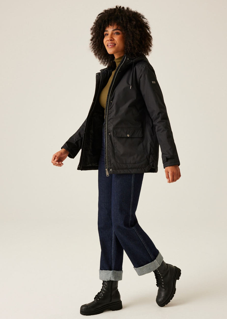 Regatta Black Broadia Waterproof Jacket