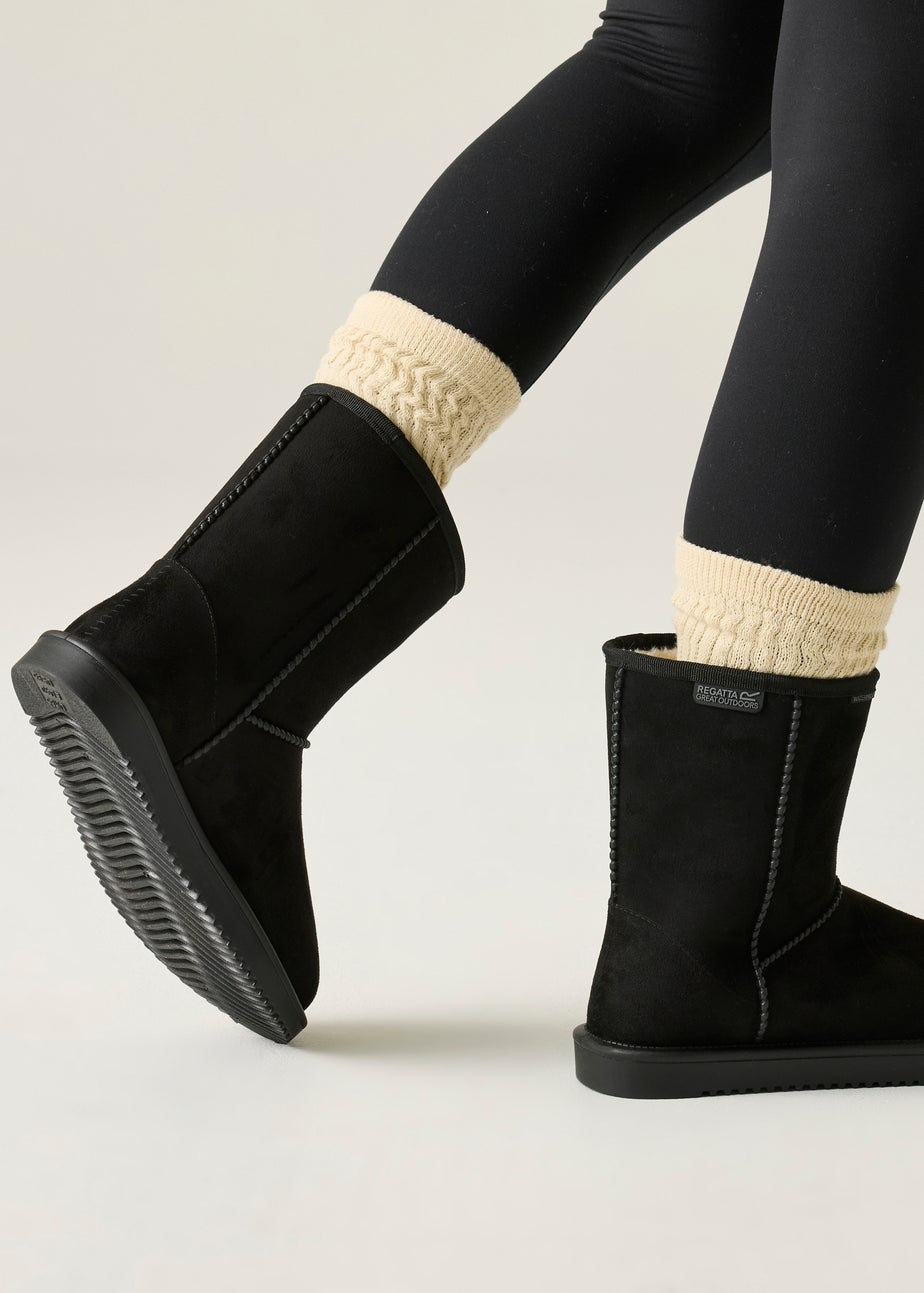 Regatta Black Risely Waterproof Boots