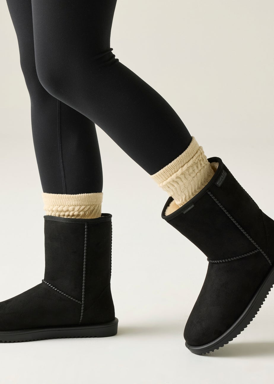 Regatta Black Risely Waterproof Boots