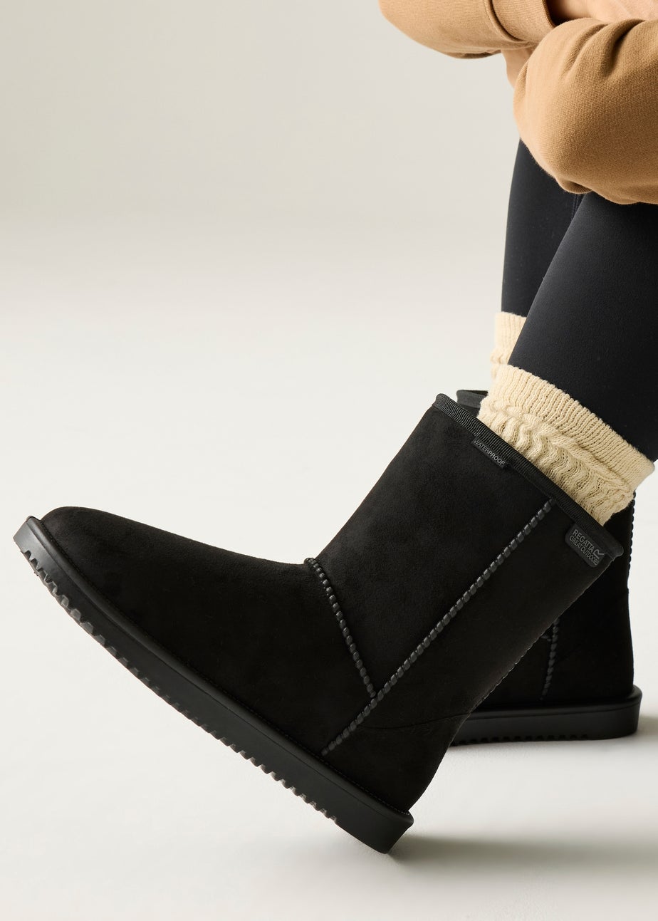 Regatta Black Risely Waterproof Boots