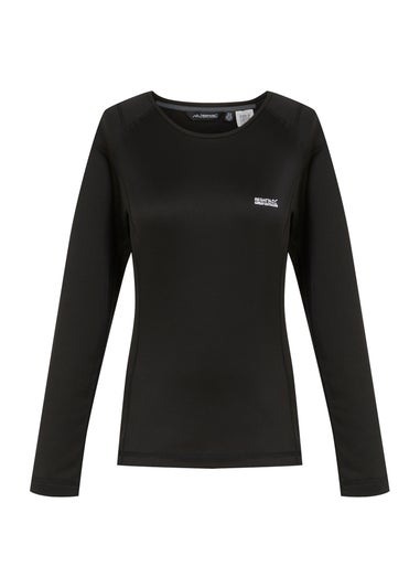 Regatta Black Women's Thermal Base Layer Set