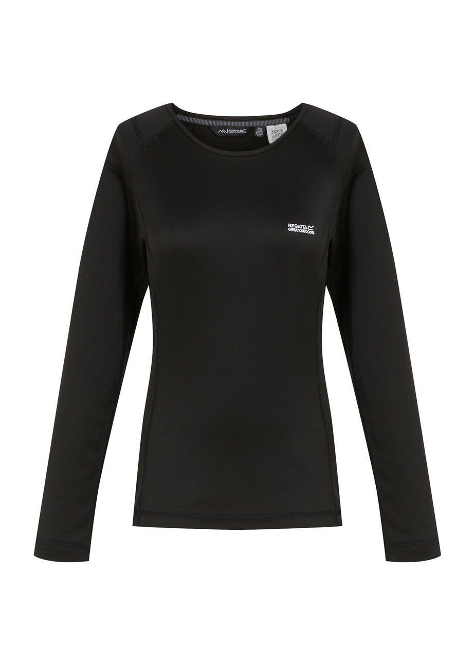 Regatta Black Women's Thermal Base Layer Set
