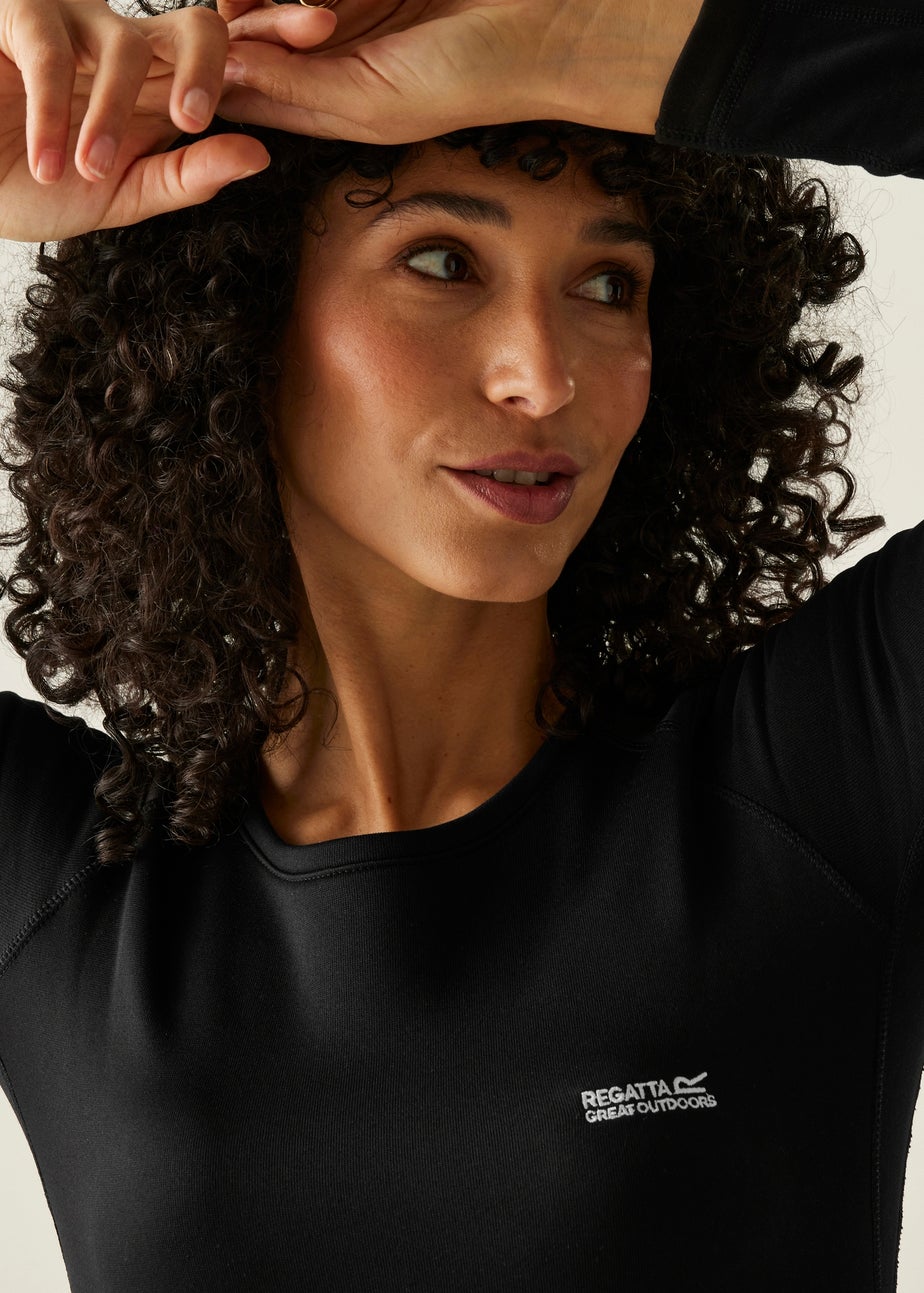 Regatta Black Women's Thermal Base Layer Set
