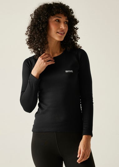 Regatta Black Women's Thermal Base Layer Set