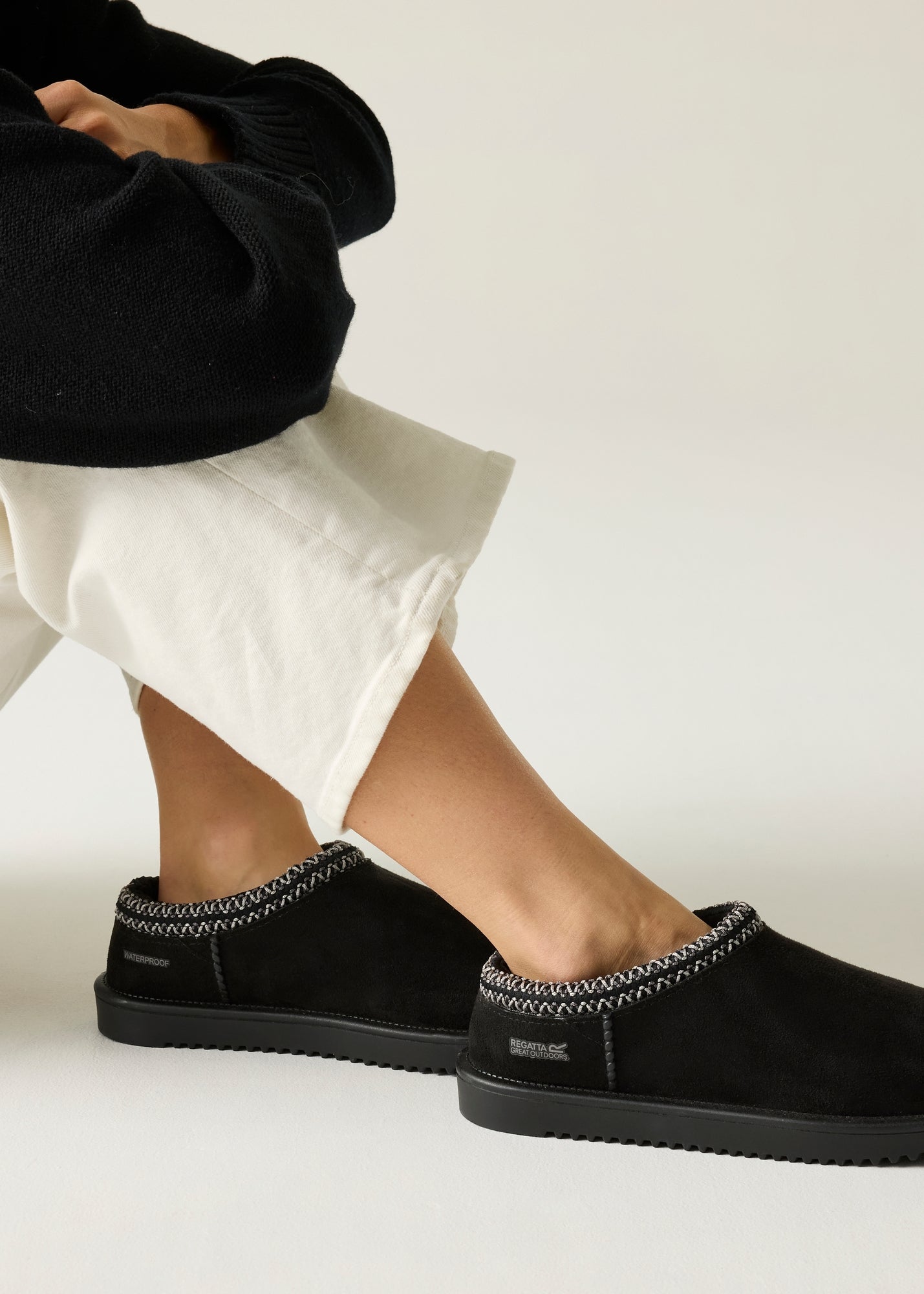 Regatta Black Women's Risley Waterproof Mule - Matalan