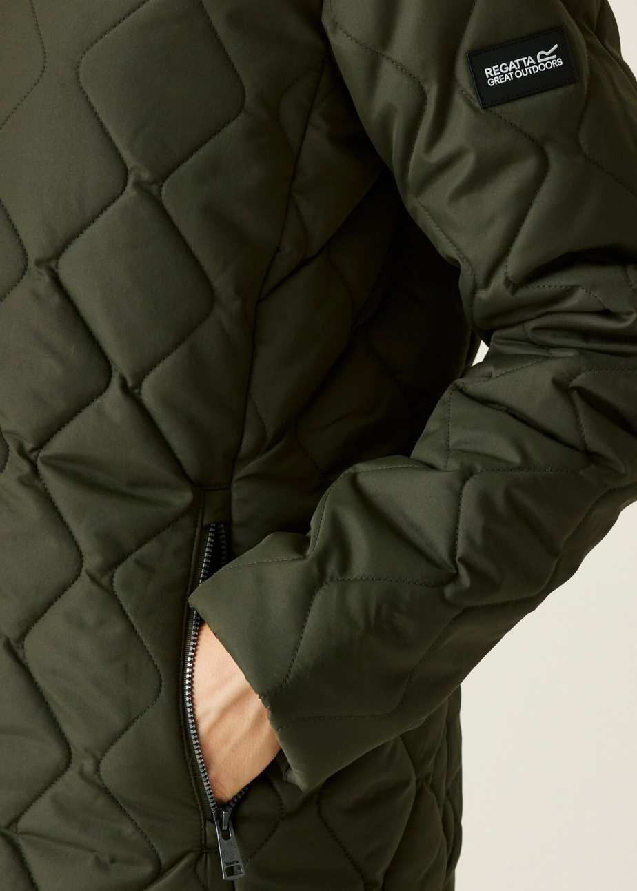 Regatta Dark Khaki Fritha III Insulated Parka Jacket