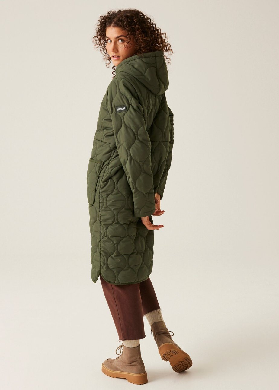 Regatta Dark Khaki Fritha III Insulated Parka Jacket