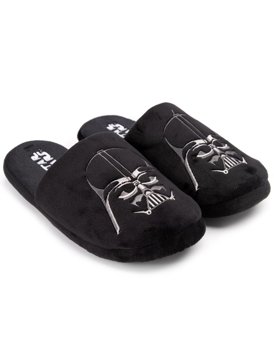 Vanilla Underground Star Wars Black Darth Vader Mule Slippers